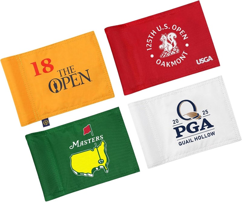 COGOLFING 2025 Themed Mini Golf Flag, 8x6 Inch, Double-Sided Silk-Printed, Durable 420D Nylon, Ideal for Backyard Practice Putting Green - Image 1